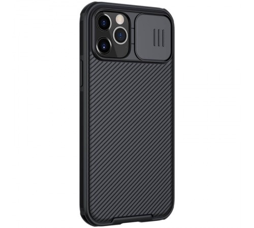 Карбонова накладка Nillkin CamShield Pro для Apple iPhone 12 Pro Max (6.7") Black Карбонова накладка Nillkin CamShield Pro для Apple iPhone 12 Pro Max (6.7") Black