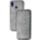 Шкіряний чохол-книжка GETMAN Cubic (PU) для Samsung Galaxy A10s Сірий