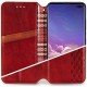 Шкіряний чохол-книжка GETMAN Cubic (PU) для Samsung Galaxy A52 4G / A52 5G / A52s Червоний