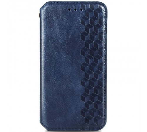 Шкіряний чохол-книжка GETMAN Cubic (PU) для Samsung Galaxy A52 4G / A52 5G / A52s Синій Шкіряний чохол-книжка GETMAN Cubic (PU) для Samsung Galaxy A52 4G / A52 5G / A52s Синій