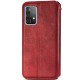 Шкіряний чохол-книжка GETMAN Cubic (PU) для Samsung Galaxy A52 4G / A52 5G / A52s Червоний