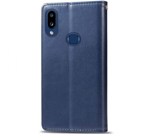 Шкіряний чохол-книжка GETMAN Gallant (PU) для Samsung Galaxy A10s Синій Шкіряний чохол-книжка GETMAN Gallant (PU) для Samsung Galaxy A10s Синій