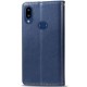 Шкіряний чохол-книжка GETMAN Gallant (PU) для Samsung Galaxy A10s Синій