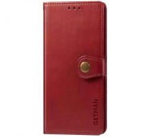 Шкіряний чохол книжка GETMAN Gallant (PU) для ZTE Blade v2020 Червоний