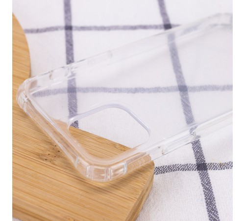 Чохол TPU Crossbody Transparent для Apple iPhone 12 Pro Max (6.7") Персиковий Чохол TPU Crossbody Transparent для Apple iPhone 12 Pro Max (6.7") Персиковий