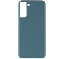 Силіконовий чохол Candy для Samsung Galaxy S21+ Синій / Powder Blue