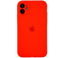 Чохол Silicone Case Full Camera Protective (AA) для Apple iPhone 12 (6.1") Червоний / Red