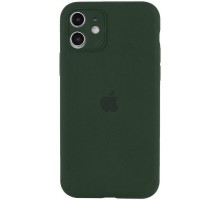 Чохол Silicone Case Full Camera Protective (AA) для Apple iPhone 12 (6.1") Зелений / Cyprus Green