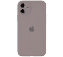Чохол Silicone Case Full Camera Protective (AA) для Apple iPhone 12 (6.1") Сірий / Lavender