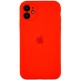 Чохол Silicone Case Full Camera Protective (AA) для Apple iPhone 12 (6.1") Червоний / Red / PVH