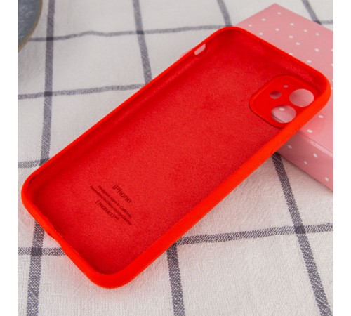 Чохол Silicone Case Full Camera Protective (AA) для Apple iPhone 12 (6.1") Червоний / Red / PVH Чохол Silicone Case Full Camera Protective (AA) для Apple iPhone 12 (6.1") Червоний / Red / PVH