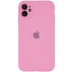 Чохол Silicone Case Full Camera Protective (AA) для Apple iPhone 12 (6.1") Рожевий / Light pink / PVH