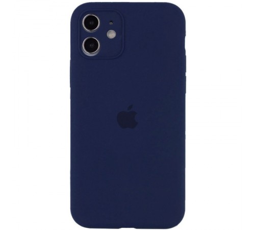 Чохол Silicone Case Full Camera Protective (AA) для Apple iPhone 12 (6.1") Синій / Deep navy / PVH Чохол Silicone Case Full Camera Protective (AA) для Apple iPhone 12 (6.1") Синій / Deep navy / PVH