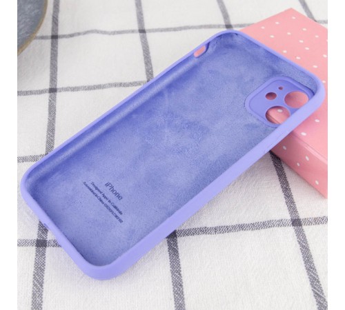 Чохол Silicone Case Full Camera Protective (AA) для Apple iPhone 12 (6.1") Бузковий / Dasheen / PVH Чохол Silicone Case Full Camera Protective (AA) для Apple iPhone 12 (6.1") Бузковий / Dasheen / PVH