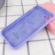 Чохол Silicone Case Full Camera Protective (AA) для Apple iPhone 12 (6.1") Бузковий / Dasheen / PVH