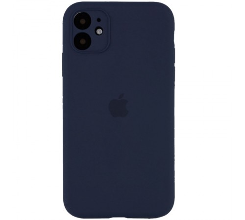 Чохол Silicone Case Full Camera Protective (AA) для Apple iPhone 12 (6.1") Темно-синій / Midnight blue / PVH Чохол Silicone Case Full Camera Protective (AA) для Apple iPhone 12 (6.1") Темно-синій / Midnight blue / PVH