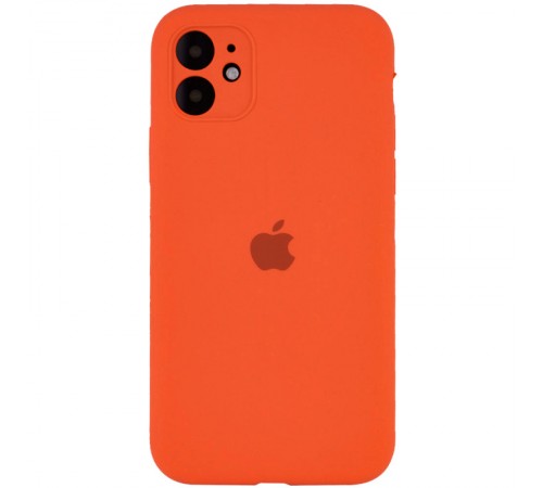 Чохол Silicone Case Full Camera Protective (AA) для Apple iPhone 12 (6.1") Помаранчевий / Kumquat Чохол Silicone Case Full Camera Protective (AA) для Apple iPhone 12 (6.1") Помаранчевий / Kumquat