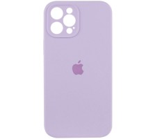 Чохол Silicone Case Full Camera Protective (AA) для Apple iPhone 12 Pro (6.1") Бузковий / Lilac