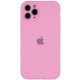 Чохол Silicone Case Full Camera Protective (AA) для Apple iPhone 12 Pro (6.1") Рожевий / Light pink / PVH