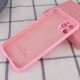 Чохол Silicone Case Full Camera Protective (AA) для Apple iPhone 12 Pro (6.1") Рожевий / Light pink / PVH