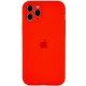 Чохол Silicone Case Full Camera Protective (AA) для Apple iPhone 12 Pro (6.1") Червоний / Red / PVH