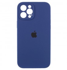 Чохол Silicone Case Full Camera Protective (AA) для Apple iPhone 12 Pro (6.1") Синій / Deep navy / PVH