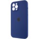 Чохол Silicone Case Full Camera Protective (AA) для Apple iPhone 12 Pro (6.1") Синій / Deep navy / PVH