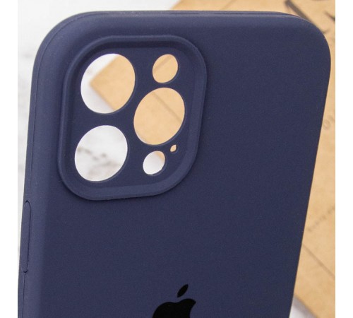 Чохол Silicone Case Full Camera Protective (AA) для Apple iPhone 12 Pro (6.1") Темно-синій / Midnight blue / PVH Чохол Silicone Case Full Camera Protective (AA) для Apple iPhone 12 Pro (6.1") Темно-синій / Midnight blue / PVH