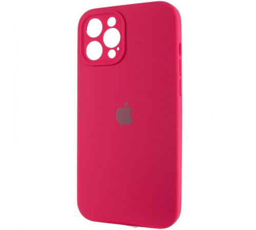 Чохол Silicone Case Full Camera Protective (AA) для Apple iPhone 12 Pro (6.1") Червоний / Rose Red / PVH Чохол Silicone Case Full Camera Protective (AA) для Apple iPhone 12 Pro (6.1") Червоний / Rose Red / PVH