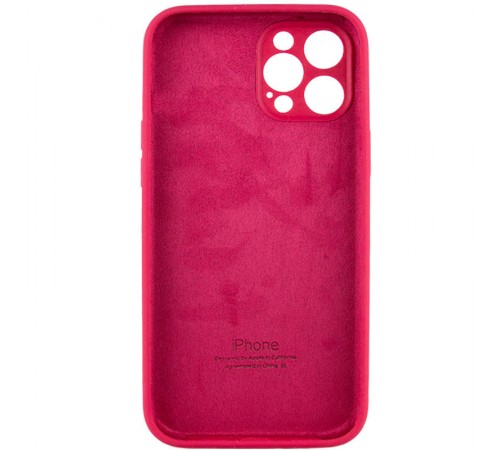 Чохол Silicone Case Full Camera Protective (AA) для Apple iPhone 12 Pro (6.1") Червоний / Rose Red / PVH Чохол Silicone Case Full Camera Protective (AA) для Apple iPhone 12 Pro (6.1") Червоний / Rose Red / PVH