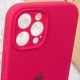 Чохол Silicone Case Full Camera Protective (AA) для Apple iPhone 12 Pro (6.1") Червоний / Rose Red / PVH
