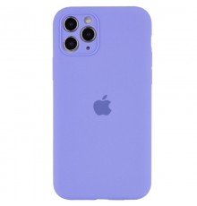 Чохол Silicone Case Full Camera Protective (AA) для Apple iPhone 12 Pro (6.1") Бузковий / Dasheen / PVH