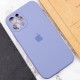 Чохол Silicone Case Full Camera Protective (AA) для Apple iPhone 12 Pro (6.1") Сірий / Lavender Gray / PVH