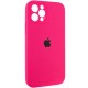 Чохол Silicone Case Full Camera Protective (AA) для Apple iPhone 12 Pro (6.1") Рожевий / Barbie pink / PVH