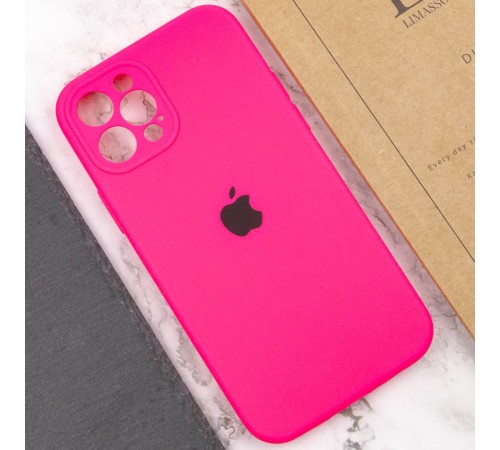 Чохол Silicone Case Full Camera Protective (AA) для Apple iPhone 12 Pro (6.1") Рожевий / Barbie pink / PVH Чохол Silicone Case Full Camera Protective (AA) для Apple iPhone 12 Pro (6.1") Рожевий / Barbie pink / PVH