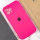 Чохол Silicone Case Full Camera Protective (AA) для Apple iPhone 12 Pro (6.1") Рожевий / Barbie pink / PVH