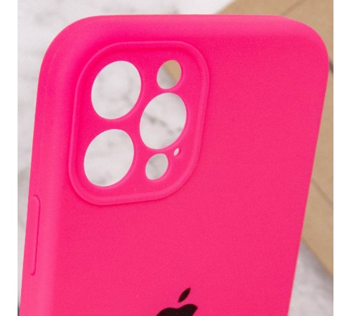 Чохол Silicone Case Full Camera Protective (AA) для Apple iPhone 12 Pro (6.1") Рожевий / Barbie pink / PVH Чохол Silicone Case Full Camera Protective (AA) для Apple iPhone 12 Pro (6.1") Рожевий / Barbie pink / PVH