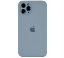 Чохол Silicone Case Full Camera Protective (AA) для Apple iPhone 12 Pro (6.1") Блакитний / Sweet Blue