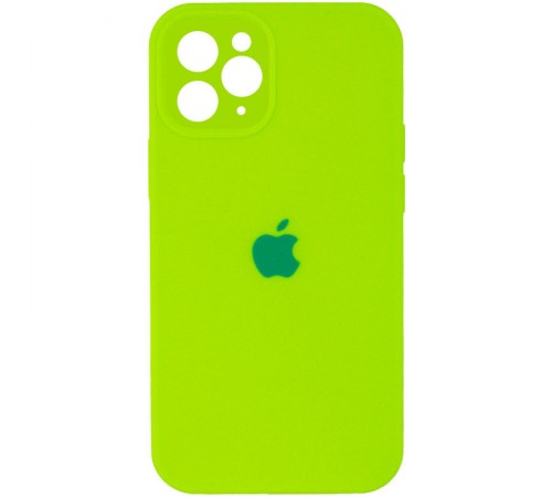 Чохол Silicone Case Full Camera Protective (AA) для Apple iPhone 12 Pro Max (6.7") Салатовий / Neon green Чохол Silicone Case Full Camera Protective (AA) для Apple iPhone 12 Pro Max (6.7") Салатовий / Neon green