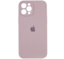 Чохол Silicone Case Full Camera Protective (AA) для Apple iPhone 12 Pro Max (6.7") Сірий / Lavender / PVH