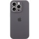 Чохол Silicone Case Full Camera Protective (AA) для Apple iPhone 12 Pro Max (6.7") Сірий / Dark Gray / PVH