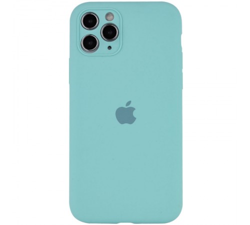 Чохол Silicone Case Full Camera Protective (AA) для Apple iPhone 12 Pro Max (6.7") Бірюзовий / Ice Blue Чохол Silicone Case Full Camera Protective (AA) для Apple iPhone 12 Pro Max (6.7") Бірюзовий / Ice Blue