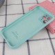 Чохол Silicone Case Full Camera Protective (AA) для Apple iPhone 12 Pro Max (6.7") Бірюзовий / Ice Blue
