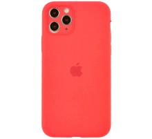 Чохол Silicone Case Full Camera Protective (AA) для Apple iPhone 12 Pro Max (6.7") Помаранчевий / Pink citrus