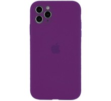 Чохол Silicone Case Full Camera Protective (AA) для Apple iPhone 12 Pro Max (6.7") Фіолетовий / Grape