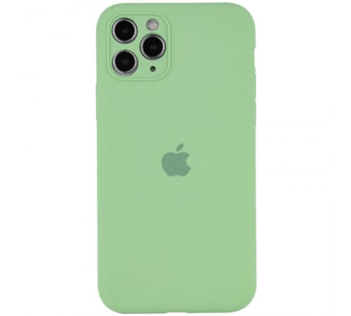 Чохол Silicone Case Full Camera Protective (AA) для Apple iPhone 12 Pro Max (6.7") М'ятний / Mint / PVH Чохол Silicone Case Full Camera Protective (AA) для Apple iPhone 12 Pro Max (6.7") М'ятний / Mint / PVH