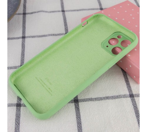 Чохол Silicone Case Full Camera Protective (AA) для Apple iPhone 12 Pro Max (6.7") М'ятний / Mint / PVH Чохол Silicone Case Full Camera Protective (AA) для Apple iPhone 12 Pro Max (6.7") М'ятний / Mint / PVH
