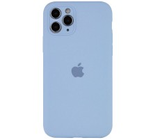 Чохол Silicone Case Full Camera Protective (AA) для Apple iPhone 12 Pro Max (6.7") Блакитний / Lilac Blue / PVH
