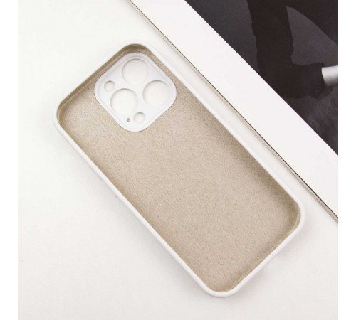 Чохол Silicone Case Full Camera Protective (AA) для Apple iPhone 12 Pro Max (6.7") Білий / White / PVH Чохол Silicone Case Full Camera Protective (AA) для Apple iPhone 12 Pro Max (6.7") Білий / White / PVH