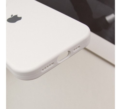 Чохол Silicone Case Full Camera Protective (AA) для Apple iPhone 12 Pro Max (6.7") Білий / White / PVH Чохол Silicone Case Full Camera Protective (AA) для Apple iPhone 12 Pro Max (6.7") Білий / White / PVH